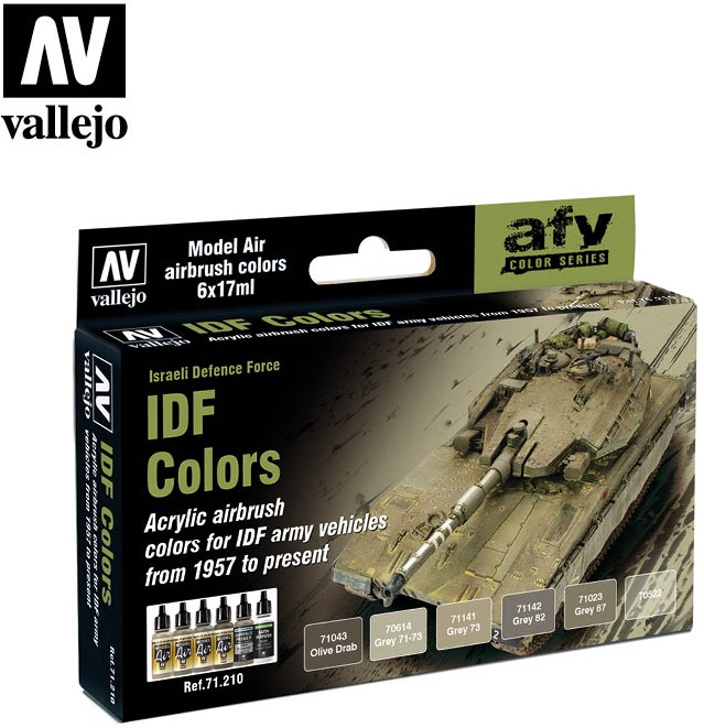 Boxart IDF Colors 71.210 Vallejo Model Air