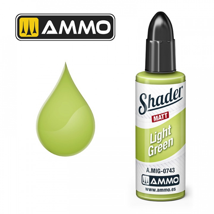 Boxart Light Green Shader A.MIG-0743 Ammo by Mig Jimenez