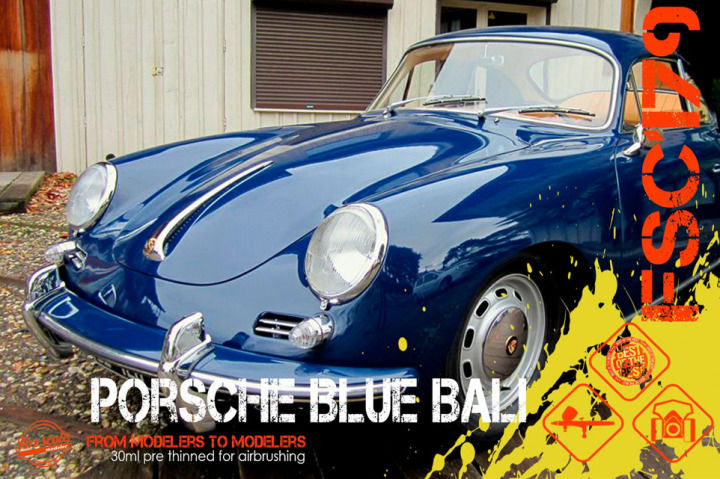 Boxart Blue Bali Porsche  Fire Scale Colors