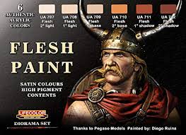 Boxart Flesh Paint Set  Lifecolor