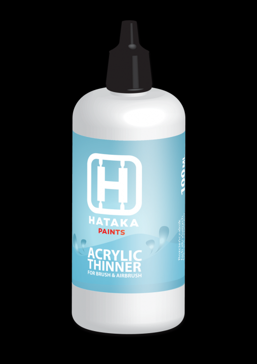 Boxart Acrylic Thinner for Brush & Airbrush HTK-XP01 Hataka Hobby Red Line