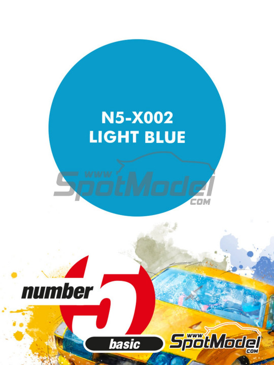 Boxart Light Blue  Number Five