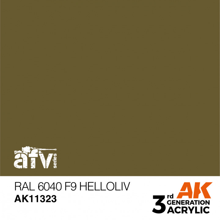 Boxart RAL 6040 F9 Helloliv  AK 3rd Generation - AFV
