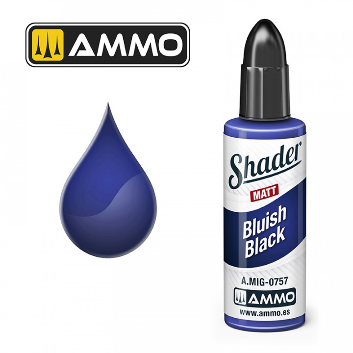 Boxart Bluish Black Shader A.MIG-0757 Ammo by Mig Jimenez