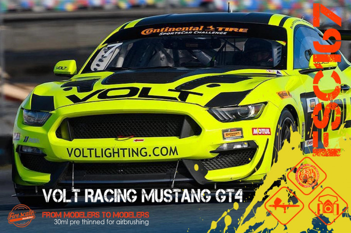 Boxart Volt Racing Ford Mustang  Fire Scale Colors