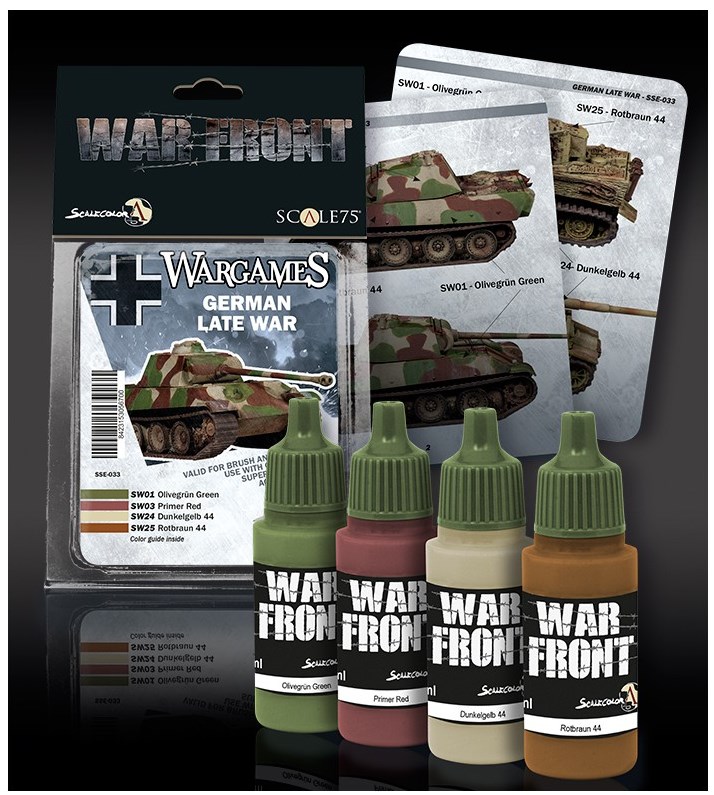 Boxart Wargames - German Late War Paint Set  Scale75