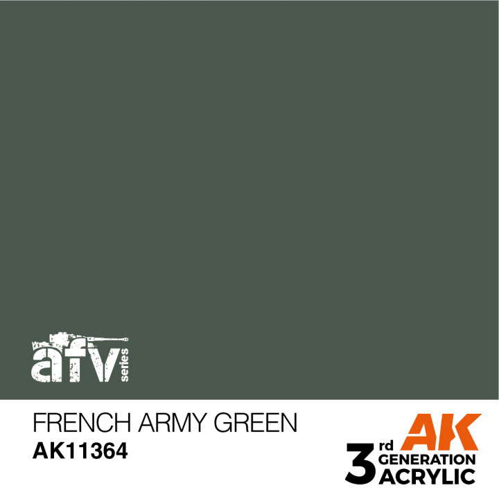 Boxart French Army Green  AK 3rd Generation - AFV