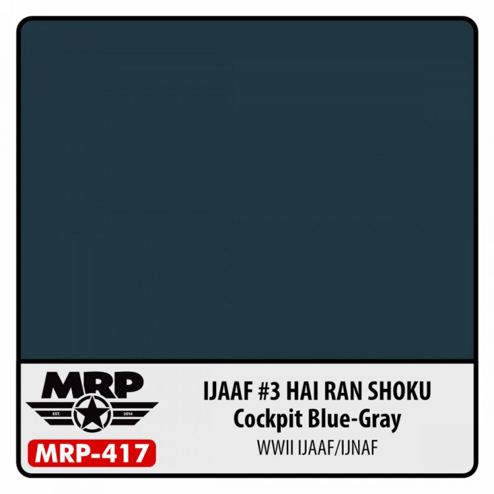 Boxart IJAAF #3 Hai Ran Shoku (Cockpit Blue-Grey) (WWII IJAAF/IJNAF  MR.Paint