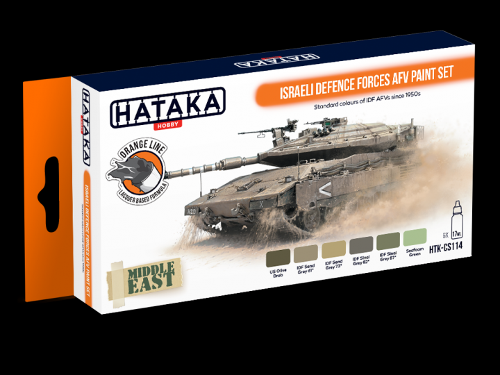 Boxart Israeli Defence Forces AFV Set  Hataka Hobby Orange Line