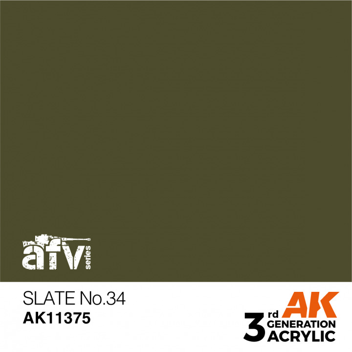 Boxart Slate No.34  AK 3rd Generation - AFV