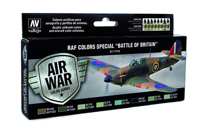 Boxart RAF Colors Special "Battle of Britain" - Set 71.144 Vallejo Model Air