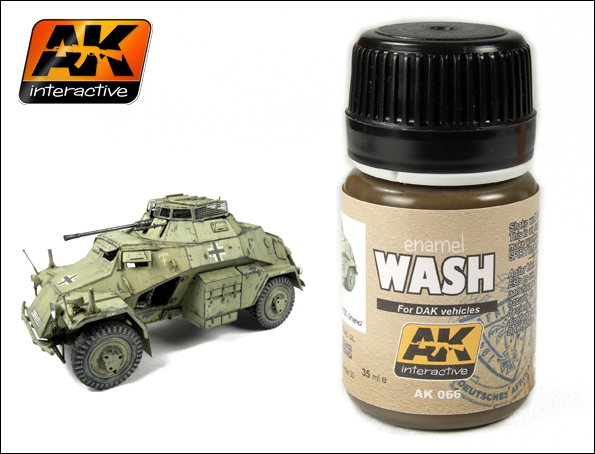 Boxart Wash for DAK vehicles AK 066 AK Interactive