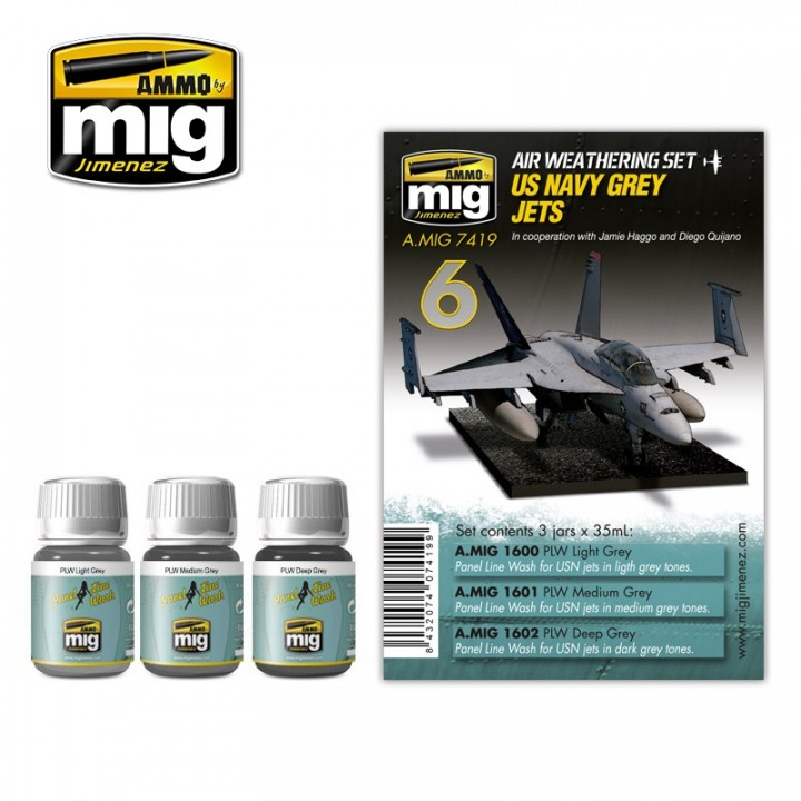 Boxart US Navy Grey Jets  Ammo by Mig Jimenez