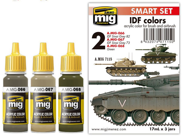 Boxart IDF Colors  Ammo by Mig Jimenez