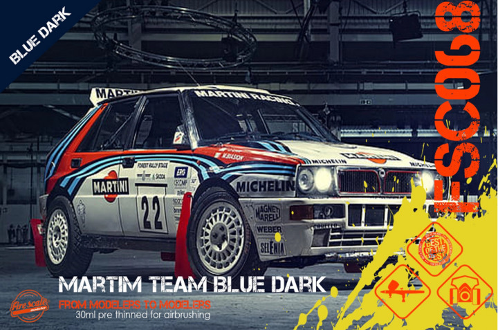 Boxart Martini Team Dark Blue  Fire Scale Colors