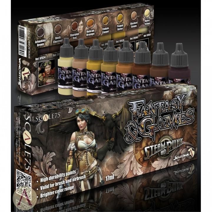 Boxart Steam and Punk Paint Set  Scale75