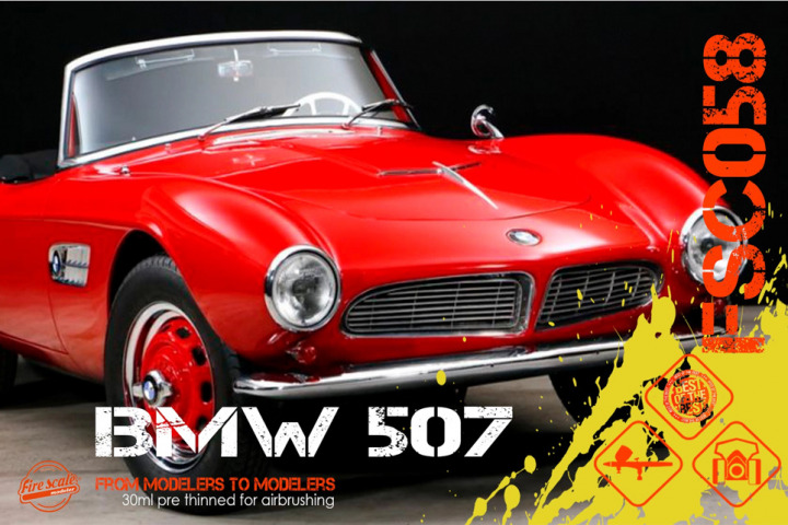Boxart BMW 507  Fire Scale Colors