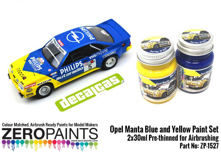 Boxart Opel Manta - Blue and Yellow  Zero Paints