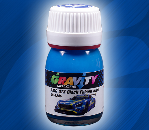 Boxart AMG GT3 Black Falcon Blue  Gravity Colors