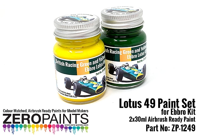 Boxart Lotus 49 (Ebbro) Paint Set  Zero Paints