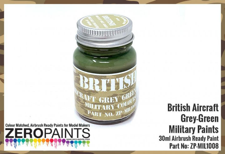 Boxart British Aircraft Grey-Green BS283  Zero Paints
