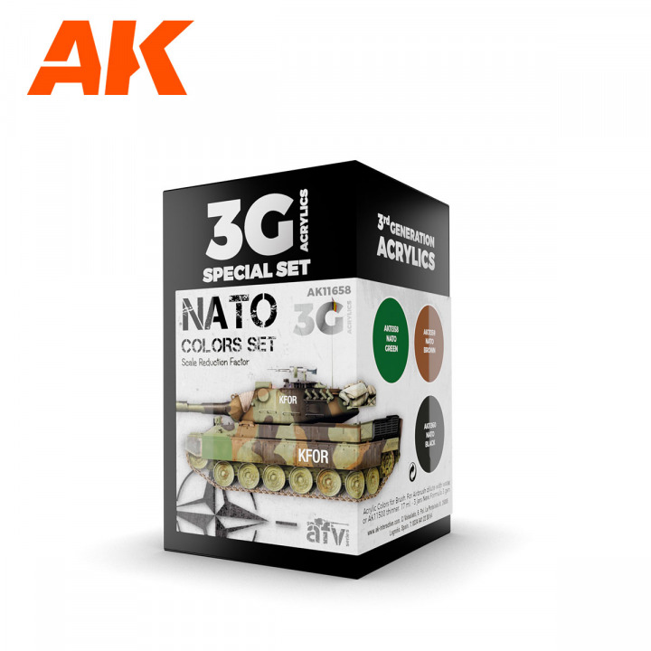 Boxart NATO Colors Set  AK 3rd Generation - AFV