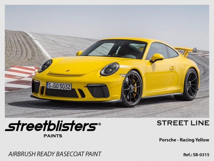 Boxart Porsche Racing Yellow  StreetBlisters Paints