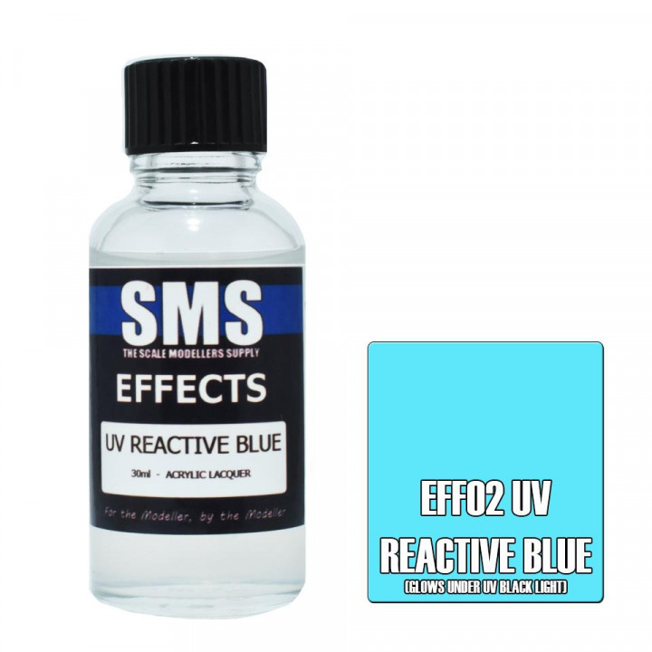 Boxart Effects UV REACTIVE BLUE EF02 SMS