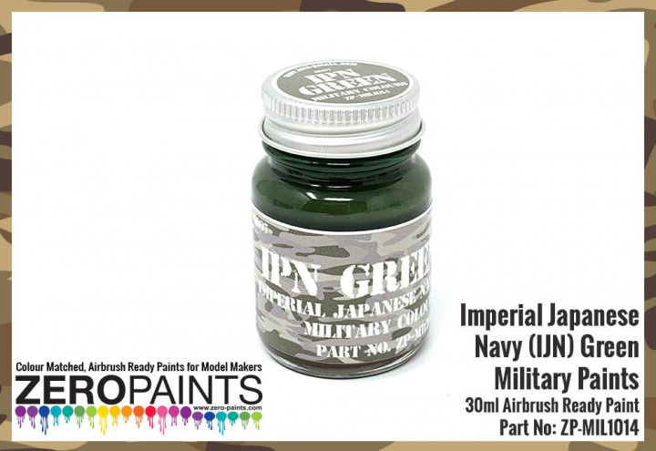 Boxart Imperial Japanese Navy (IJN) Green  Zero Paints
