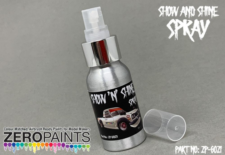 Boxart Show 'n' Shine Spray (for Plastic and Diecast Models)  Zero Paints