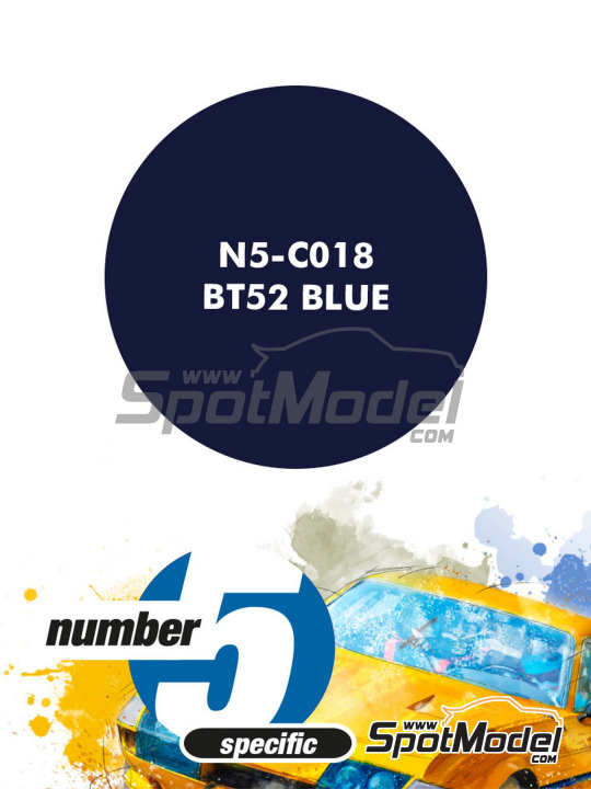 Boxart BT52 Blue  Number Five