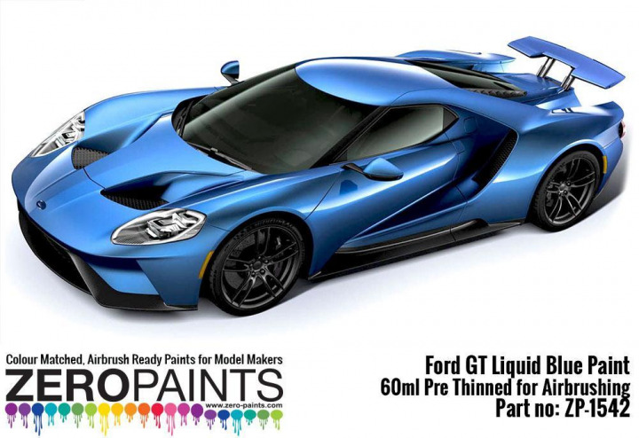 Boxart Ford GT Liquid Blue  Zero Paints