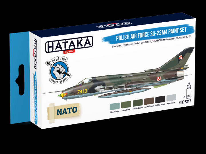 Boxart Polish Air Force Su-22M4 paint set HTK-BS47 Hataka Hobby Blue Line