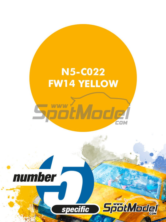 Boxart FW14 Yellow  Number Five