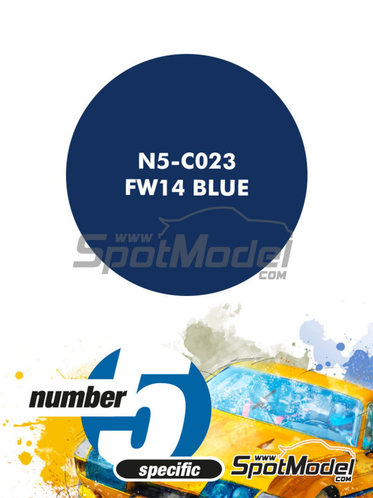 Boxart FW14 Blue  Number Five