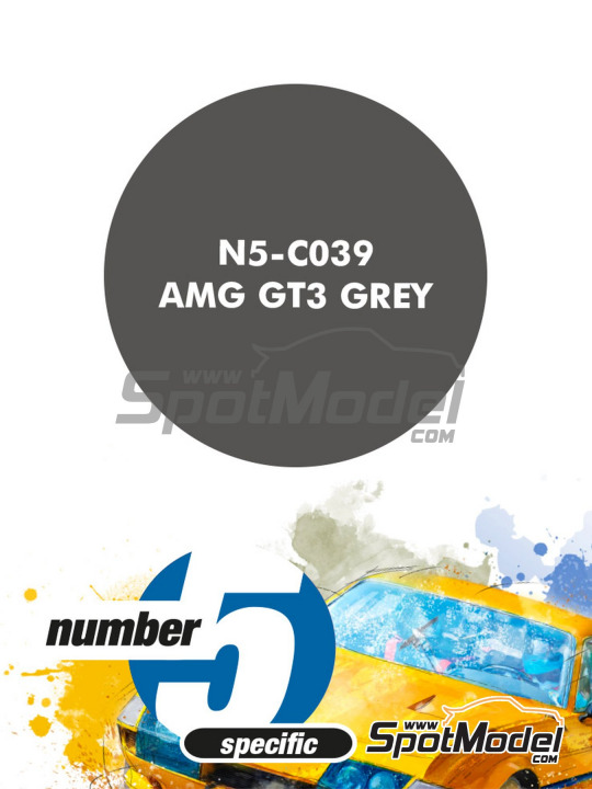 Boxart AMG GT3 Grey  Number Five