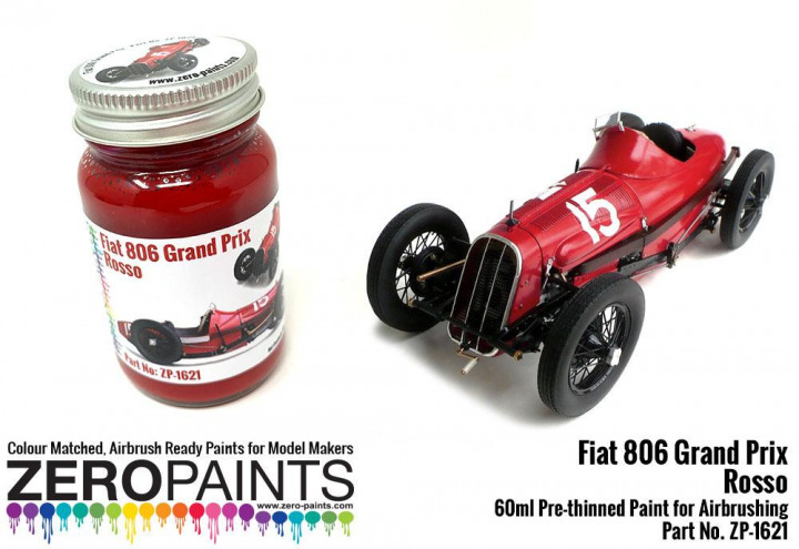 Boxart Fiat 806 Grand Prix Rosso  Zero Paints
