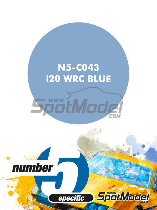 Boxart i20 WRC Blue  Number Five