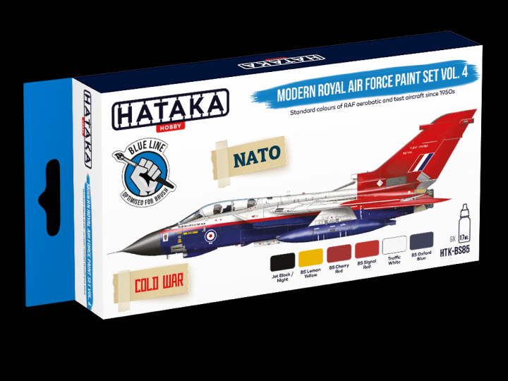 Boxart Modern Royal Air Force paint set vol. 4 HTK-BS85 Hataka Hobby Blue Line