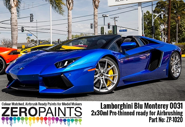 Boxart Lamborghini Blu Monterey  Zero Paints