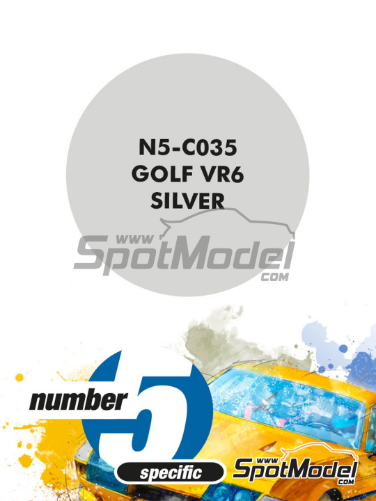 Boxart Golf VR6 Silver  Number Five