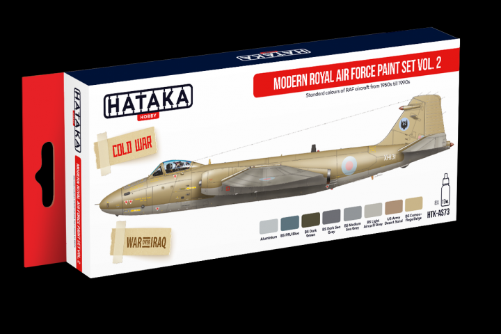 Boxart Modern Royal Air Force paint set vol. 2 HTK-AS73 Hataka Hobby Red Line