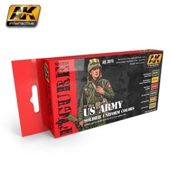 Boxart US Army soldier uniform colors AK 3070 AK Interactive