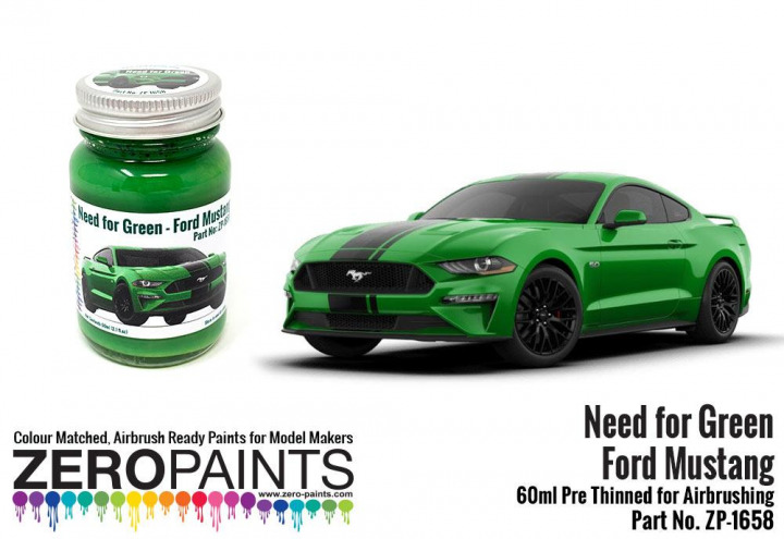 Boxart Ford Mustang - Need for Green  Zero Paints