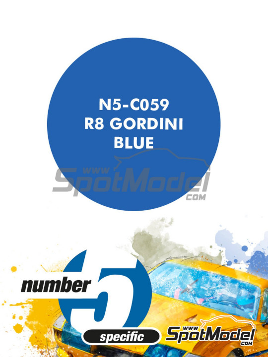Boxart R8 Gordini Blue  Number Five