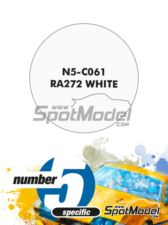 Boxart RA272 White  Number Five