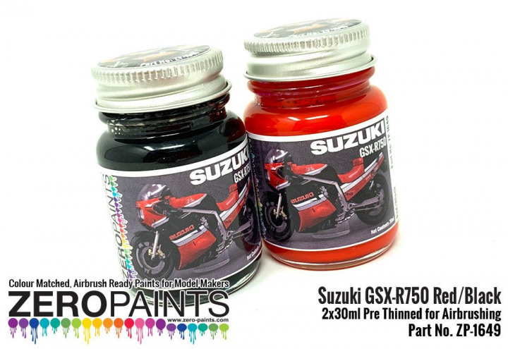 Boxart Suzuki GSX-R750 Red/Black  Zero Paints