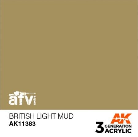Boxart British Light Mud  AK 3rd Generation - AFV