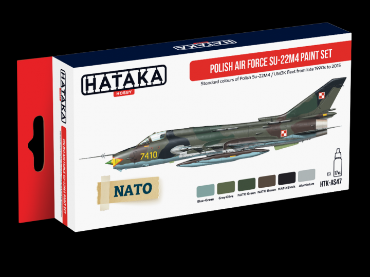 Boxart Polish Air Force Su-22M4 paint set HTK-AS47 Hataka Hobby Red Line