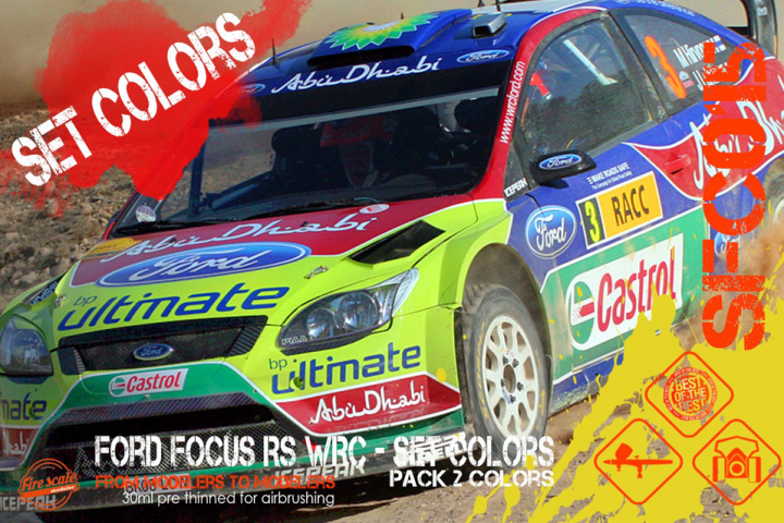 Boxart Ford Focus RS WRC - Set Colors  Fire Scale Colors